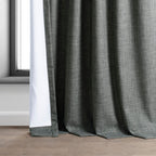 Rideaux occultants de luxe en lin haute performance Exclusive Fabrics (1 panneau) - Isolation thermique, draperie occultante élégante