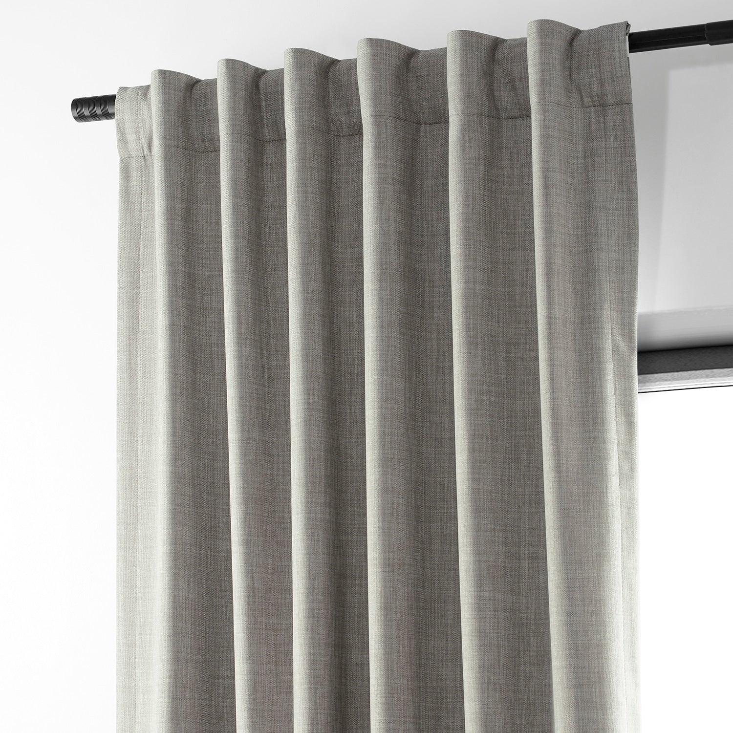 Rideaux occultants de luxe en lin haute performance Exclusive Fabrics (1 panneau) - Isolation thermique, draperie occultante élégante