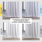 Rideaux occultants de luxe en lin haute performance Exclusive Fabrics (1 panneau) - Isolation thermique, draperie occultante élégante