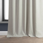 Rideaux occultants de luxe en lin haute performance Exclusive Fabrics (1 panneau) - Isolation thermique, draperie occultante élégante