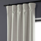 Rideaux occultants de luxe en lin haute performance Exclusive Fabrics (1 panneau) - Isolation thermique, draperie occultante élégante