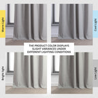 Rideaux occultants de luxe en lin haute performance Exclusive Fabrics (1 panneau) - Isolation thermique, draperie occultante élégante