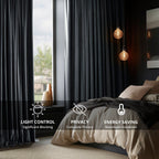 Rideau occultant en velours Signature Exclusive Fabrics (1 panneau)