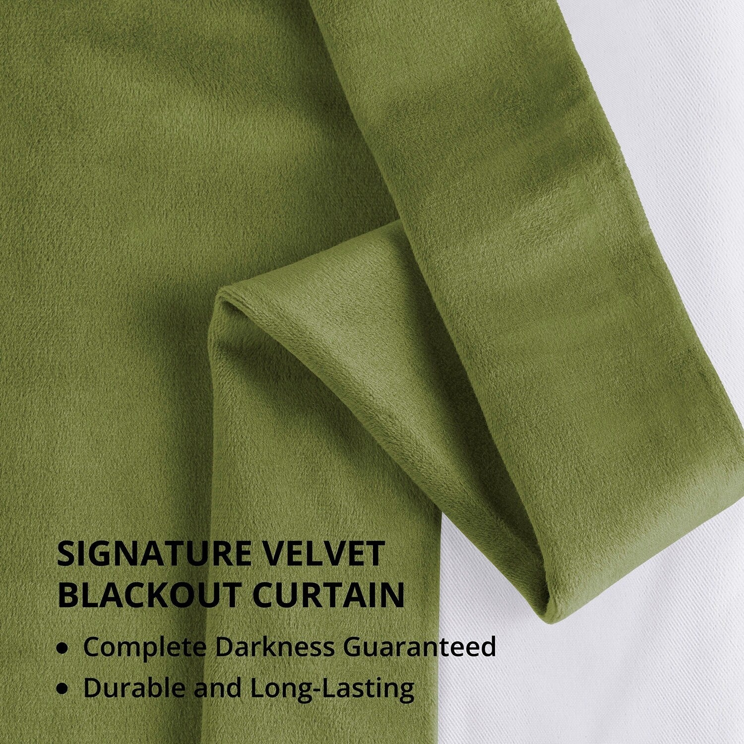 Rideau occultant en velours Signature Exclusive Fabrics (1 panneau)