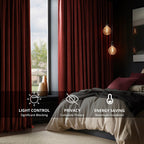 Rideau occultant en velours Signature Exclusive Fabrics (1 panneau)