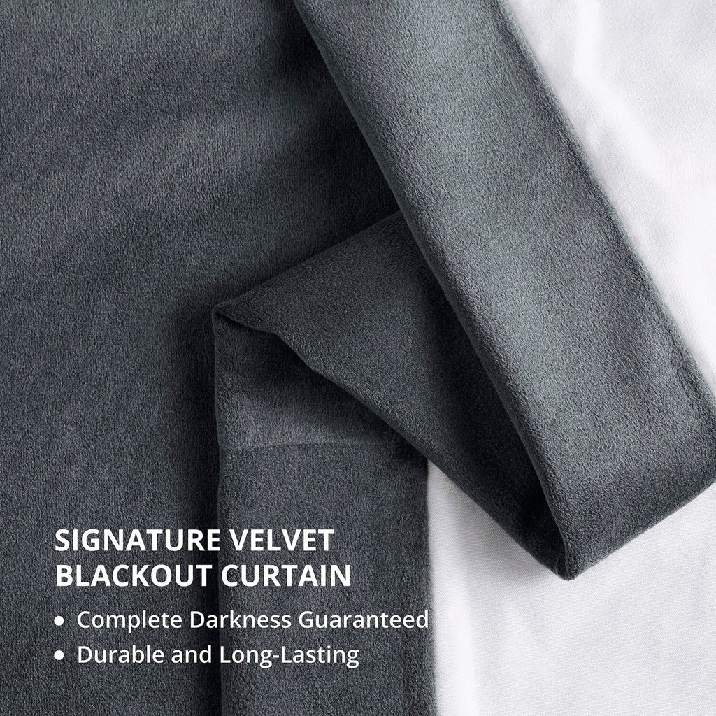 Rideau occultant en velours Signature Exclusive Fabrics (1 panneau)