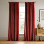 Rideau occultant en velours Signature Exclusive Fabrics (1 panneau)