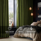 Rideau occultant en velours Signature Exclusive Fabrics (1 panneau)