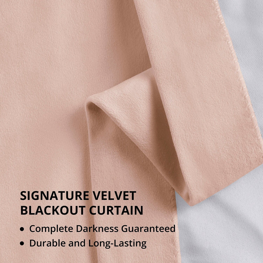 Rideau occultant en velours Signature Exclusive Fabrics (1 panneau)