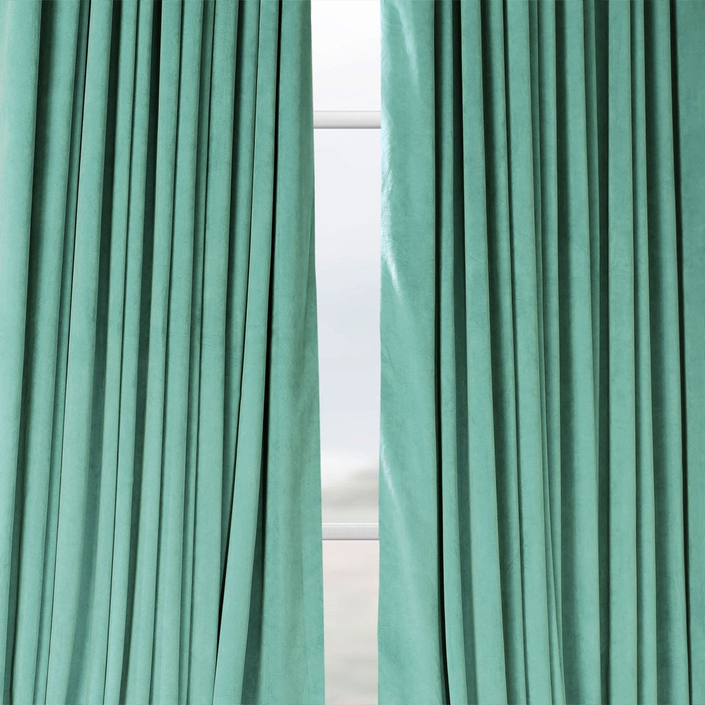 Rideaux occultants extra larges en velours Signature Exclusive Fabrics (1 panneau) - Rideaux occultants luxueux