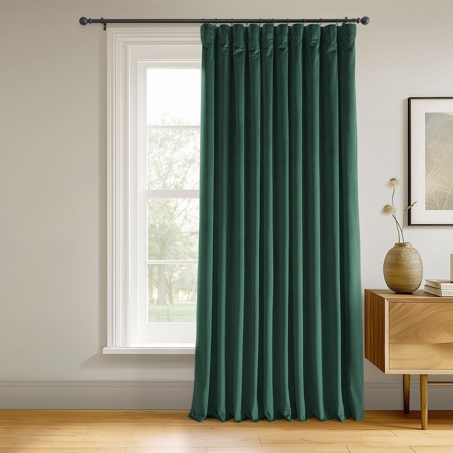 Rideaux occultants extra larges en velours Signature Exclusive Fabrics (1 panneau) - Rideaux occultants luxueux