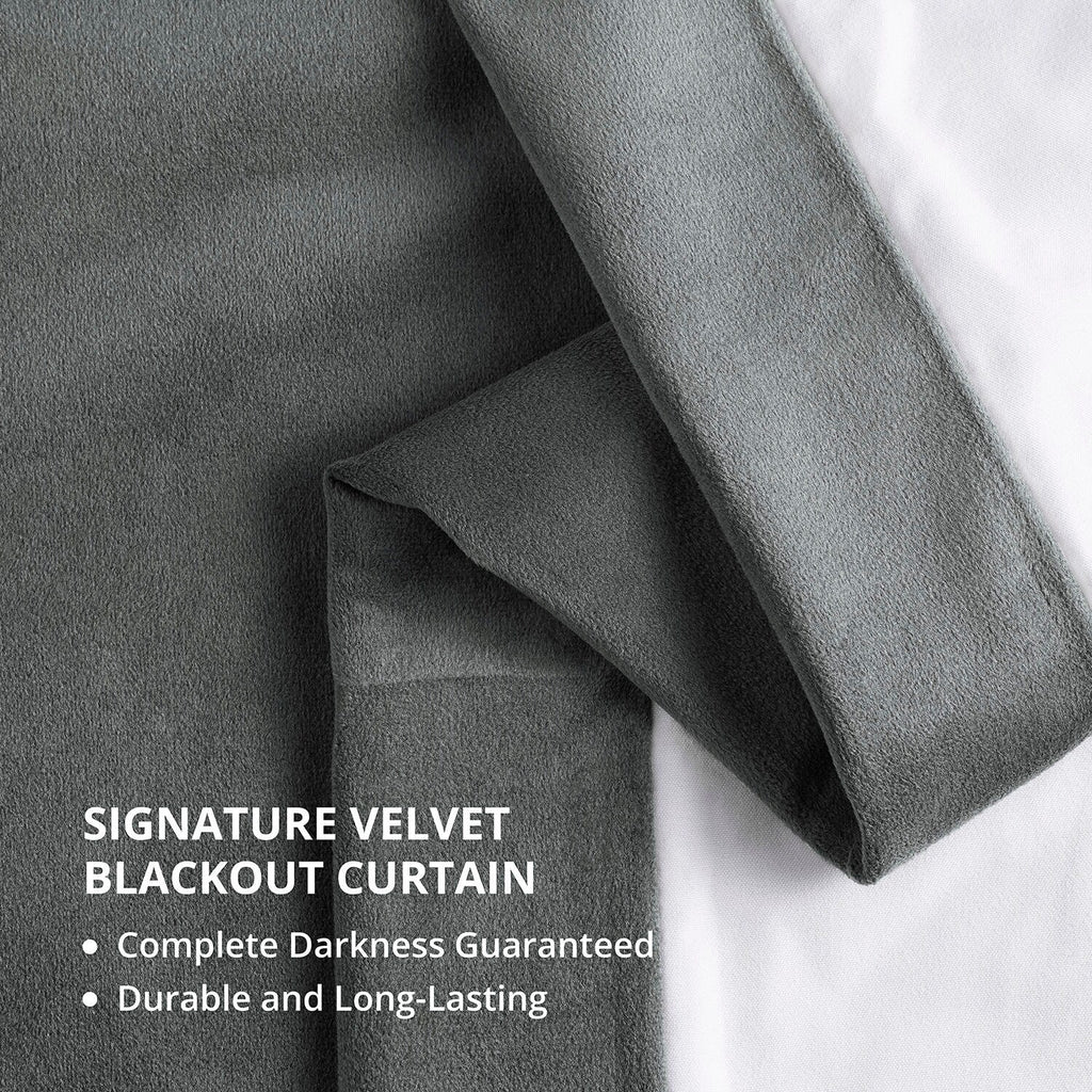 Rideaux occultants extra larges en velours Signature Exclusive Fabrics (1 panneau) - Rideaux occultants luxueux