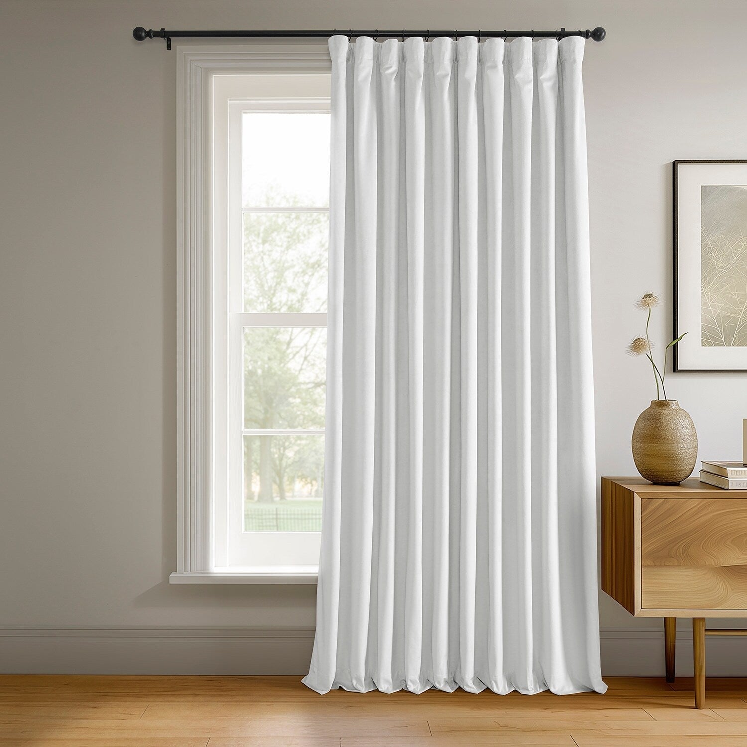 Rideaux occultants extra larges en velours Signature Exclusive Fabrics (1 panneau) - Rideaux occultants luxueux