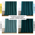 Rideaux occultants extra larges en velours Signature Exclusive Fabrics (1 panneau) - Rideaux occultants luxueux