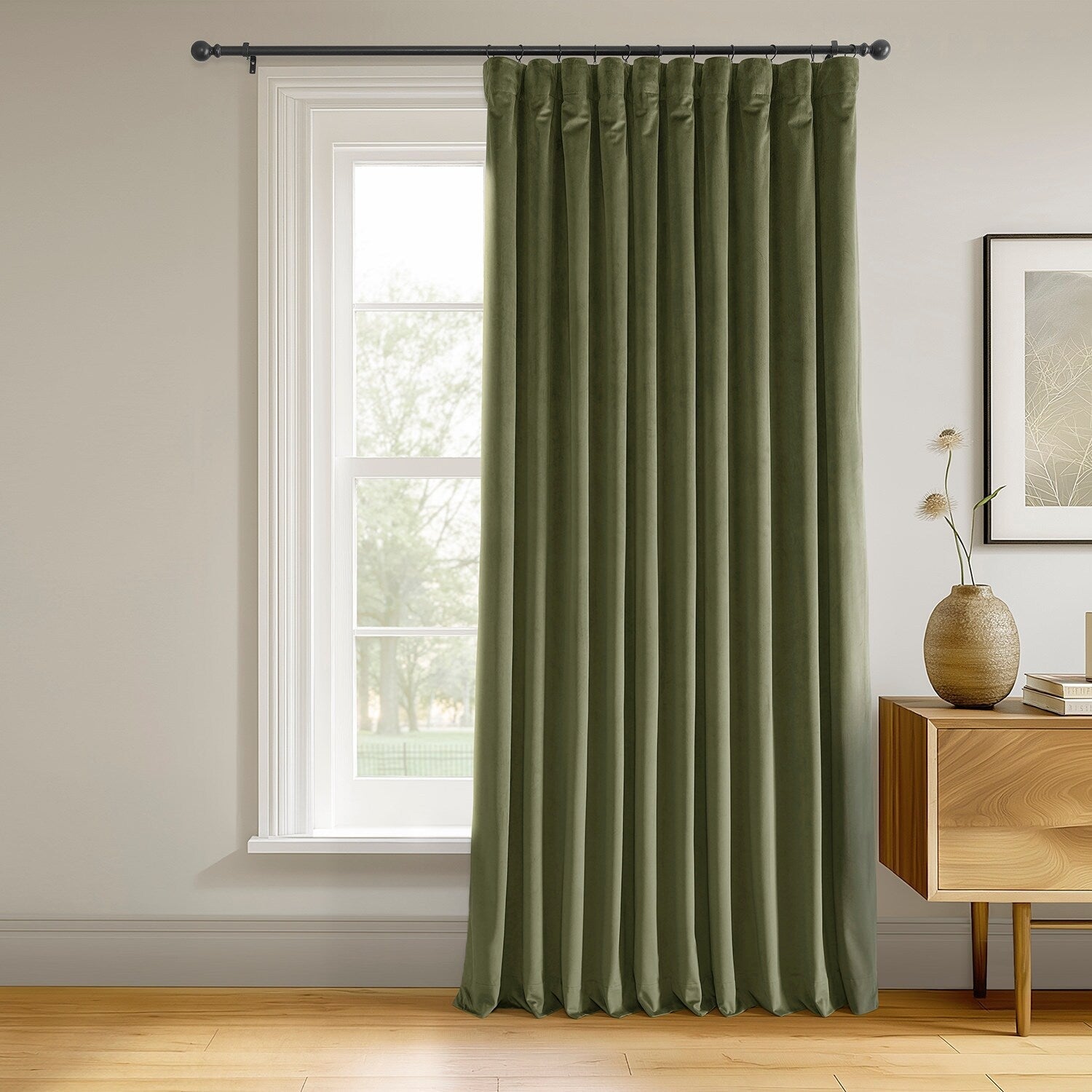 Rideaux occultants extra larges en velours Signature Exclusive Fabrics (1 panneau) - Rideaux occultants luxueux