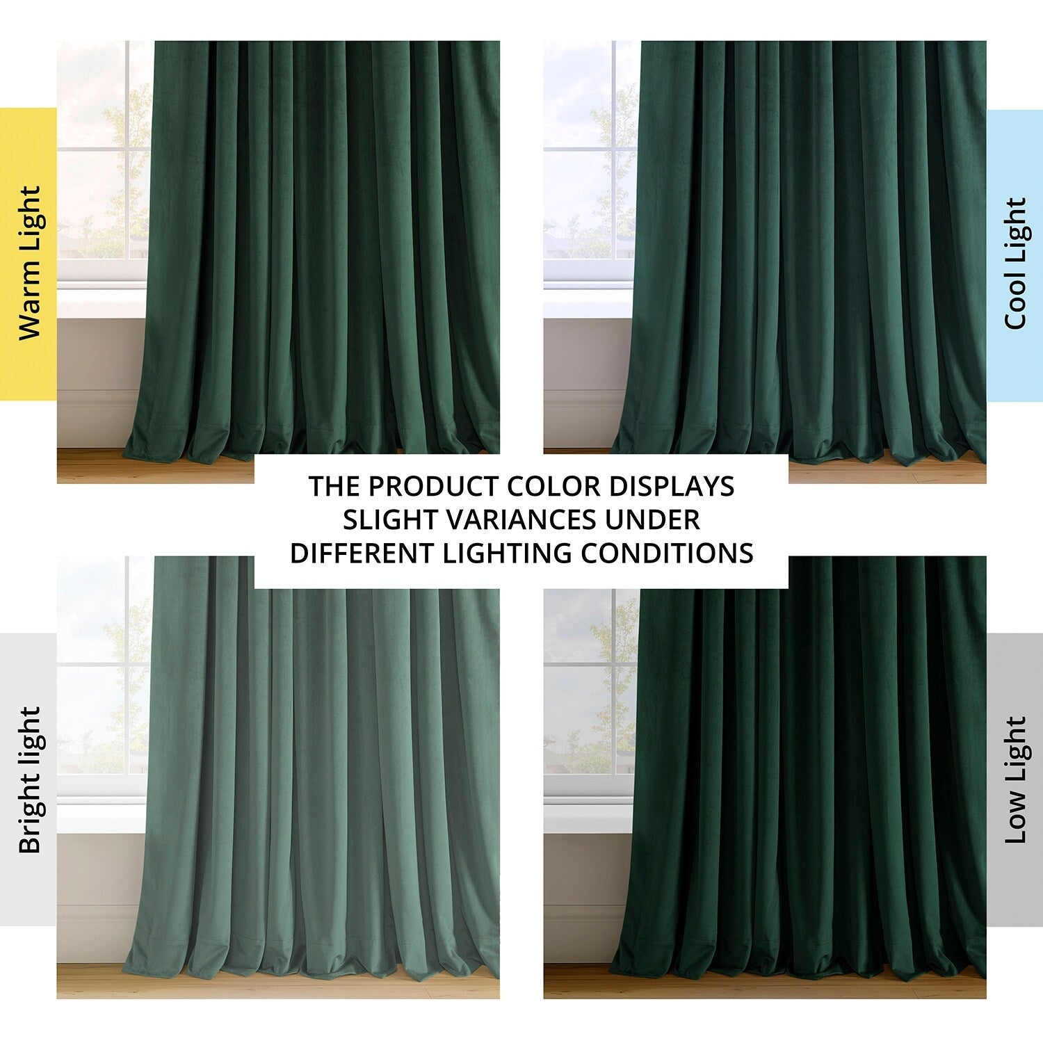 Rideaux occultants extra larges en velours Signature Exclusive Fabrics (1 panneau) - Rideaux occultants luxueux