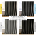 Rideaux occultants extra larges en velours Signature Exclusive Fabrics (1 panneau) - Rideaux occultants luxueux