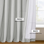 Rideaux occultants extra larges en velours Signature Exclusive Fabrics (1 panneau) - Rideaux occultants luxueux