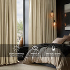 Rideaux occultants extra larges en velours Signature Exclusive Fabrics (1 panneau) - Rideaux occultants luxueux