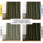 Rideaux occultants extra larges en velours Signature Exclusive Fabrics (1 panneau) - Rideaux occultants luxueux
