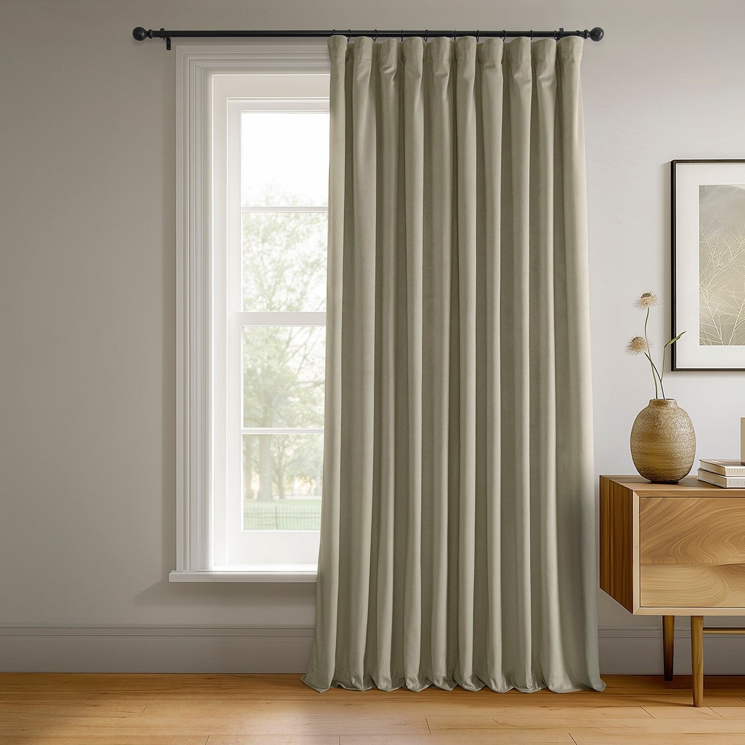 Rideaux occultants extra larges en velours Signature Exclusive Fabrics (1 panneau) - Rideaux occultants luxueux