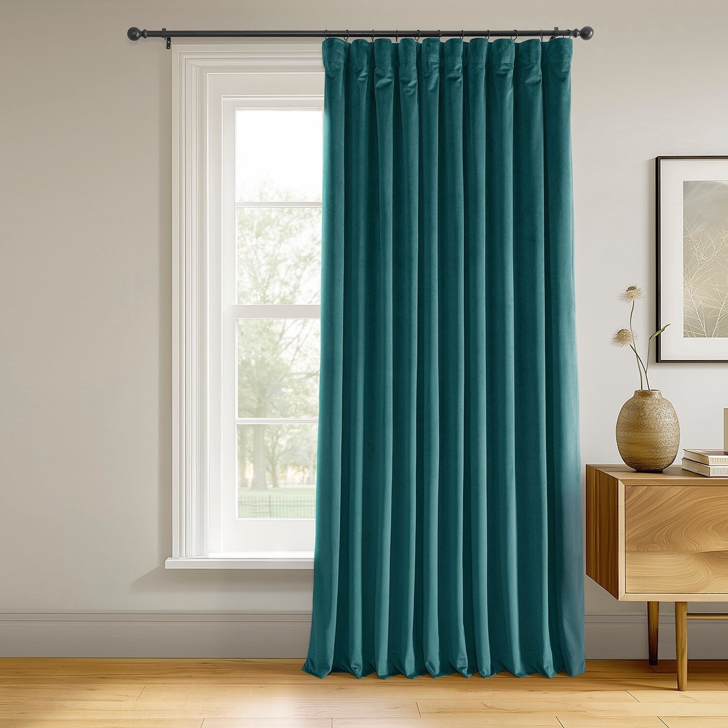 Rideaux occultants extra larges en velours Signature Exclusive Fabrics (1 panneau) - Rideaux occultants luxueux