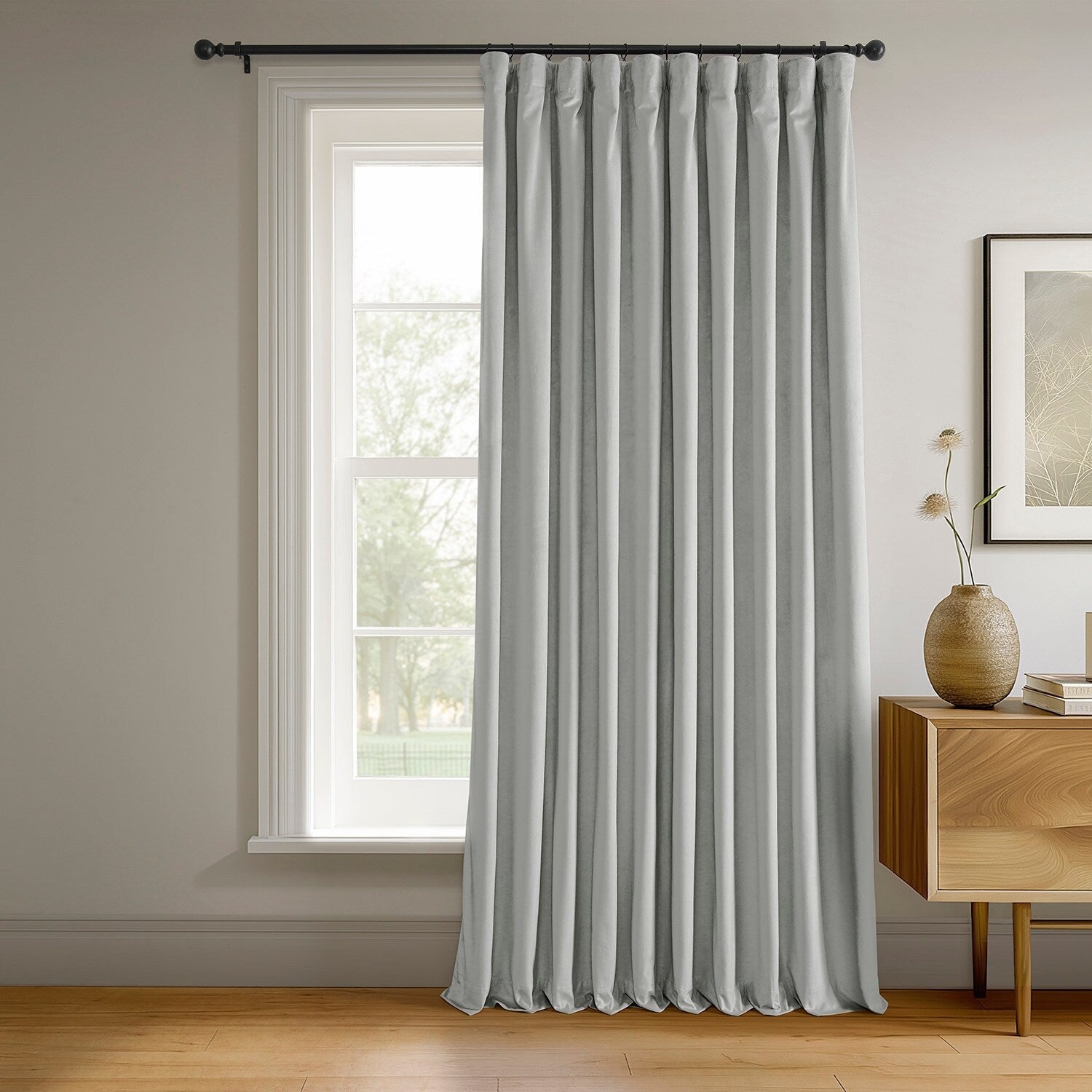 Rideaux occultants extra larges en velours Signature Exclusive Fabrics (1 panneau) - Rideaux occultants luxueux