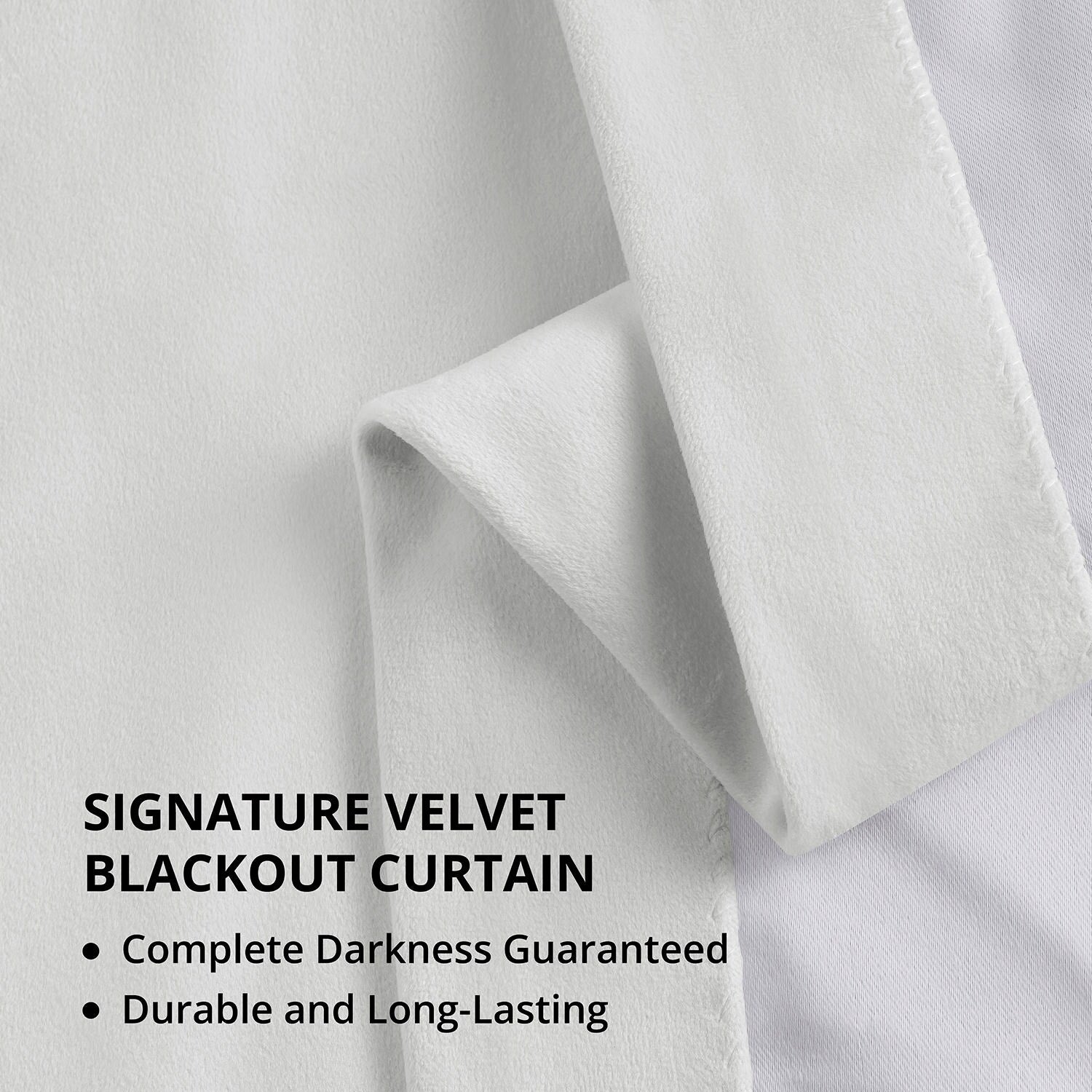 Rideaux occultants extra larges en velours Signature Exclusive Fabrics (1 panneau) - Rideaux occultants luxueux
