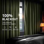 Rideaux occultants extra larges en velours Signature Exclusive Fabrics (1 panneau) - Rideaux occultants luxueux