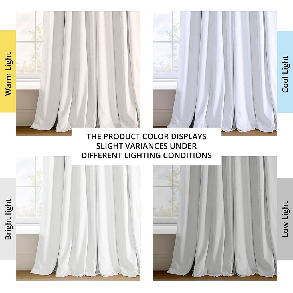 Rideaux occultants extra larges en velours Signature Exclusive Fabrics (1 panneau) - Rideaux occultants luxueux