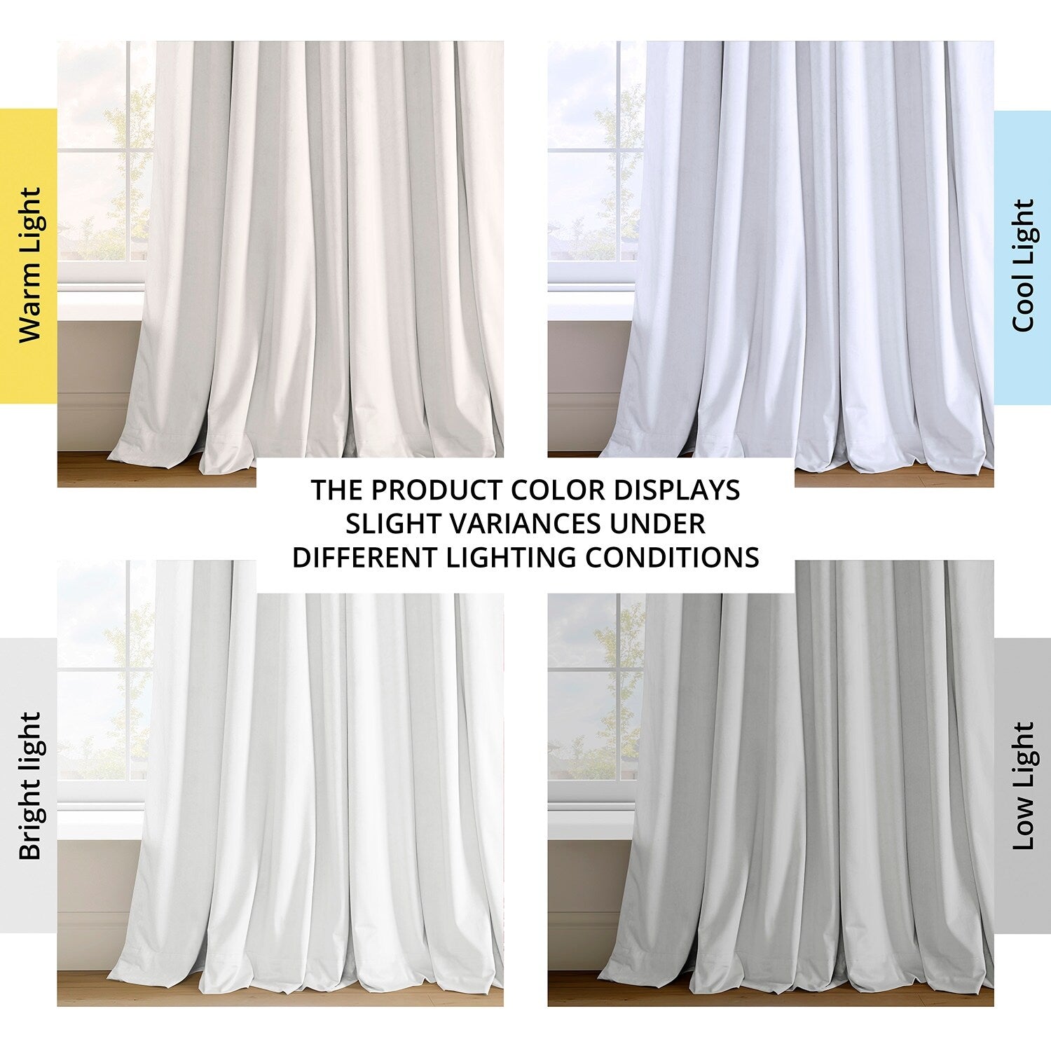 Rideaux occultants extra larges en velours Signature Exclusive Fabrics (1 panneau) - Rideaux occultants luxueux
