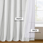 Rideaux occultants extra larges en velours Signature Exclusive Fabrics (1 panneau) - Rideaux occultants luxueux