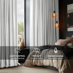 Rideaux occultants extra larges en velours Signature Exclusive Fabrics (1 panneau) - Rideaux occultants luxueux