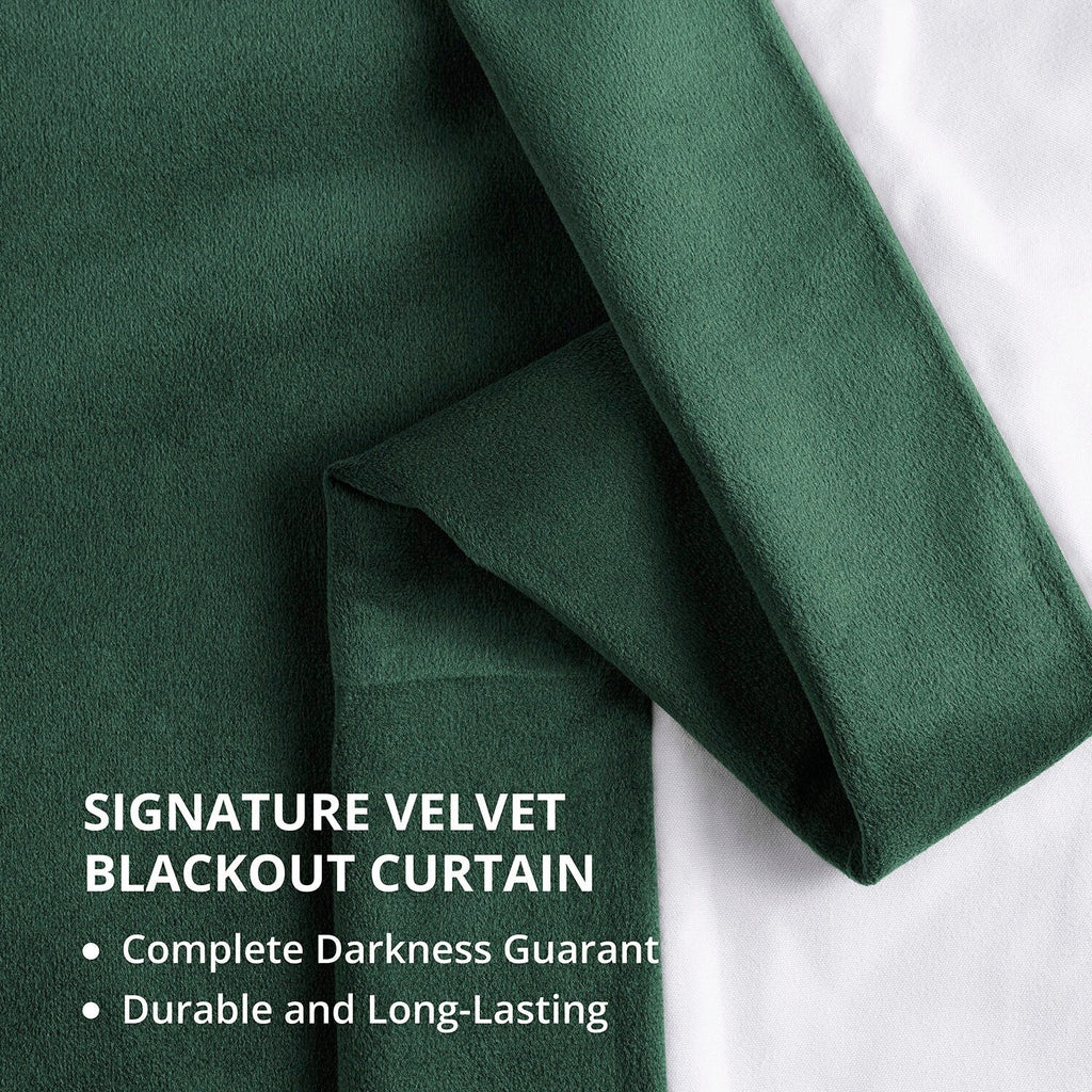 Rideaux occultants extra larges en velours Signature Exclusive Fabrics (1 panneau) - Rideaux occultants luxueux