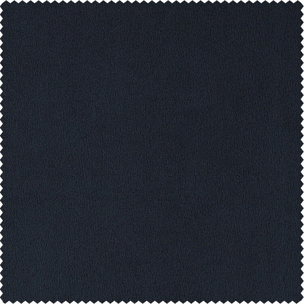Rideau occultant en velours bleu nuit Signature Exclusive Fabrics