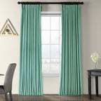Rideaux occultants extra larges en velours Signature Exclusive Fabrics (1 panneau) - Rideaux occultants luxueux