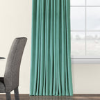 Rideaux occultants extra larges en velours Signature Exclusive Fabrics (1 panneau) - Rideaux occultants luxueux