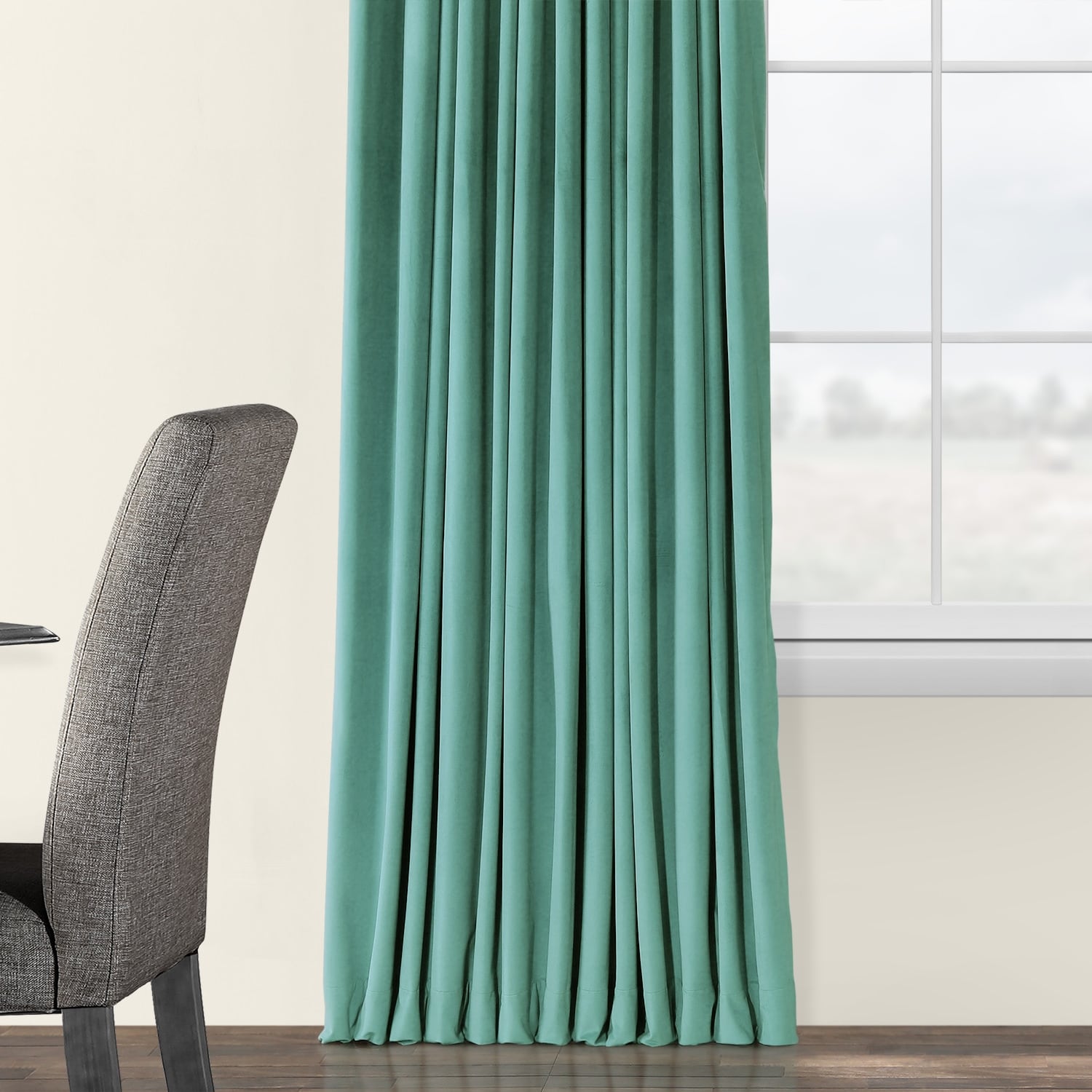 Rideaux occultants extra larges en velours Signature Exclusive Fabrics (1 panneau) - Rideaux occultants luxueux