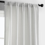 Rideaux en faux lin Exclusive Fabrics - 2 panneaux - Rideaux de fenêtre filtrant la lumière