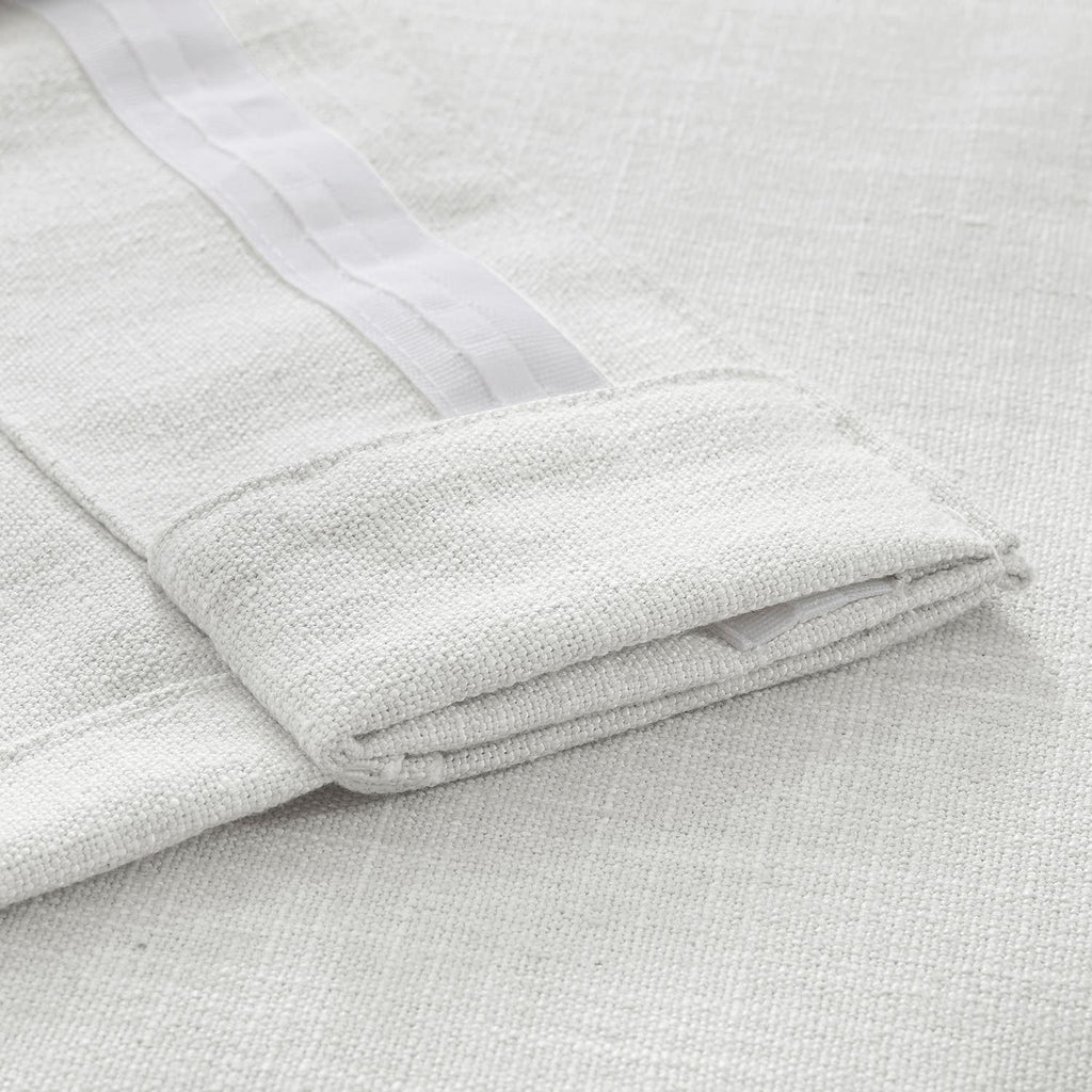 Rideaux en faux lin Exclusive Fabrics - 2 panneaux - Rideaux de fenêtre filtrant la lumière