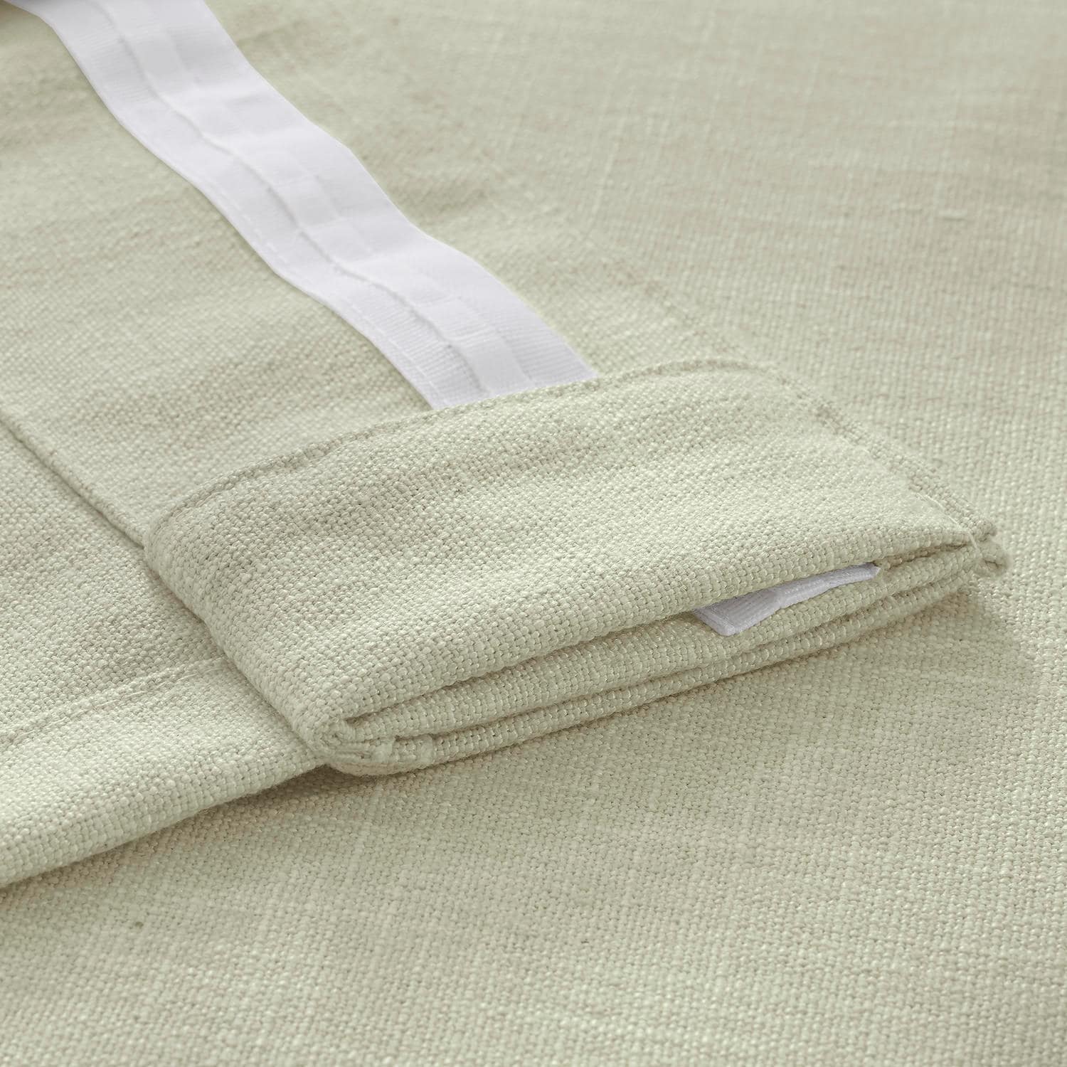 Rideaux en faux lin Exclusive Fabrics - 2 panneaux - Rideaux de fenêtre filtrant la lumière