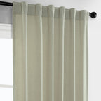 Rideaux en faux lin Exclusive Fabrics - 2 panneaux - Rideaux de fenêtre filtrant la lumière