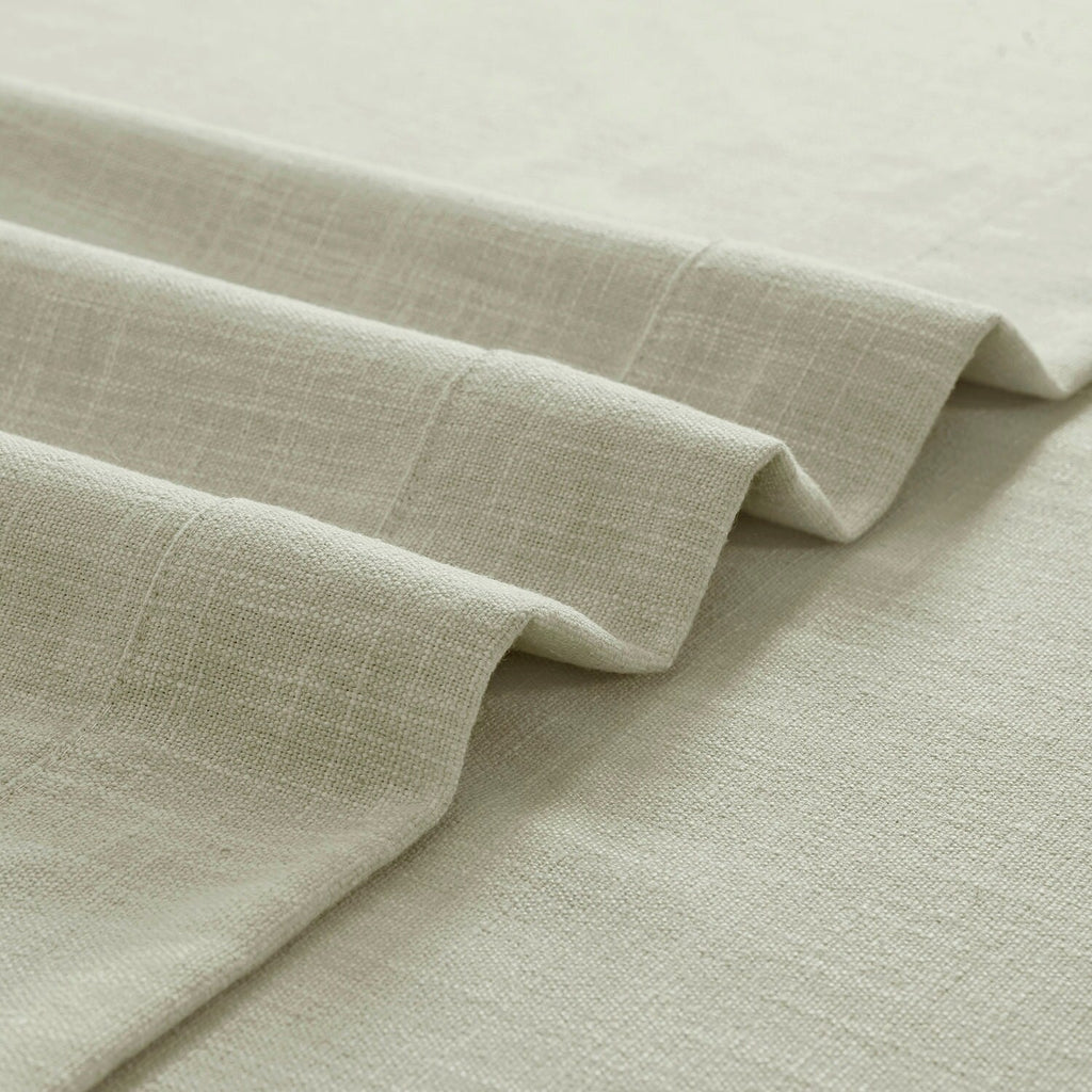 Rideaux en faux lin Exclusive Fabrics - 2 panneaux - Rideaux de fenêtre filtrant la lumière