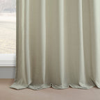 Rideaux en faux lin Exclusive Fabrics - 2 panneaux - Rideaux de fenêtre filtrant la lumière