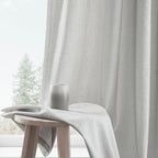 Rideaux en faux lin Exclusive Fabrics - 2 panneaux - Rideaux de fenêtre filtrant la lumière