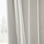 Rideaux en faux lin Exclusive Fabrics - 2 panneaux - Rideaux de fenêtre filtrant la lumière
