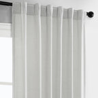 Rideaux en faux lin Exclusive Fabrics - 2 panneaux - Rideaux de fenêtre filtrant la lumière
