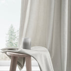 Rideaux en faux lin Exclusive Fabrics - 2 panneaux - Rideaux de fenêtre filtrant la lumière