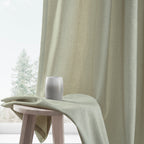 Rideaux en faux lin Exclusive Fabrics - 2 panneaux - Rideaux de fenêtre filtrant la lumière
