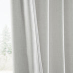 Rideaux en faux lin Exclusive Fabrics - 2 panneaux - Rideaux de fenêtre filtrant la lumière